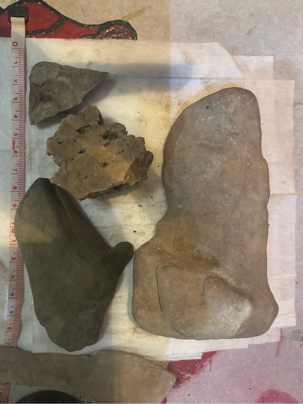 Archaeological Indian artifacts